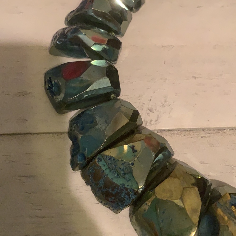 Gemstone Agate Statement Necklace - image 3